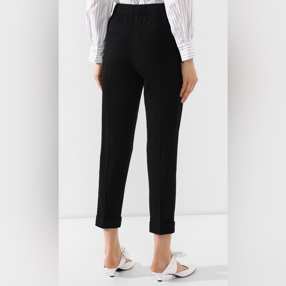 Vince Cuffed Drawstring Jogger Trouser Pants in Black XS - Picture 3 of 9